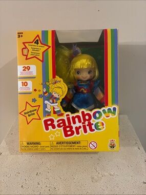 Rainbow Brite Doll 7” 10 pieces included. 4 surprises NEW